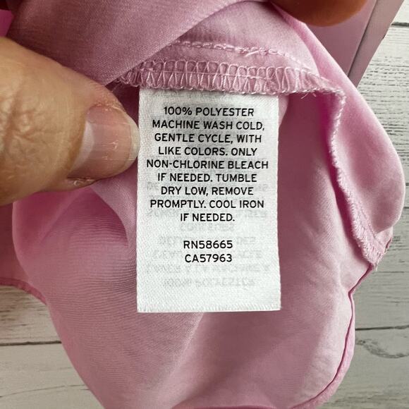 BP Pink Spaghetti Strap Tie Front Tank Top Size 2X - Picture 7 of 8